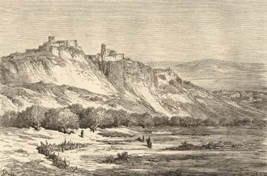 Arcos de la Frontera, Cadiz, Illustration aus 